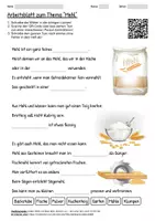 Vorschau - Arbeitsblätter - Arbeitsblatt "Mehl" + Onlineübung & MP3 + - Deckblatt