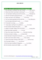 Vorschau - Arbeitsblätter - since for - Arbeitsblätter mit Lösungen zu since oder for im Present Perfect / Progressive - PDF und Docx - Seite 3