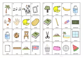 Vorschau - Spiele - Bingo - Wortschatzspiel Englisch - Seite 2