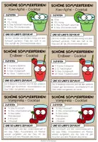 Vorschau - Mal- und Bastelvorlagen - Feriengeschenk / Feriengruß - Kindercocktails (Fruchtcocktails) - Seite 2