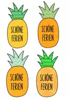 Vorschau - Anderer Materialtyp - Witzige Sommergruß Karten ☀️ Feriengrüße - Seite 1
