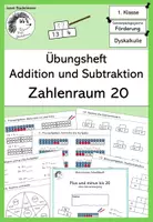 Vorschau - Arbeitsblätter - Übungsheft im ZR 20 (Addition + Subtraktion ohne ZÜ) - Deckblatt