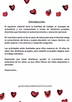 Vista previa - Hojas de trabajo - Dinámicas de autoestima - página 1