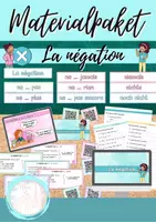 Vorschau - Stundenentwürfe - Materialpaket: La négation "ne... pas/ plus/ jamais/ rien/ pas encore" (Verneinung) - Deckblatt