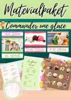 Vorschau - Stundenentwürfe - Dialogues/ Material: Commander une glace - Deckblatt