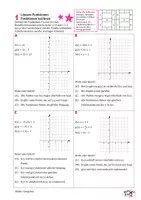 Vorschau - Arbeitsblätter - AB mit Selbstkontrolle Lineare Funktionen 1 - Deckblatt