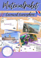 Vorschau - Arbeitsblätter - Materialpaket: Le Carnaval francophone (Nice, Québec, Mardi Gras) - Deckblatt
