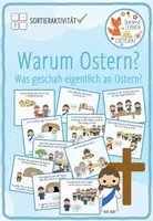 Vorschau - Spiele - Die Ostergeschichte - Warum Ostern? Sortieraktivität - Deckblatt