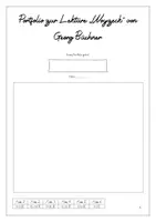 Vorschau - Arbeitsblätter - Portfolio Woyzeck - Deckblatt