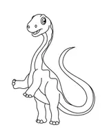 Vorschau - Mal- und Bastelvorlagen - Kunstprojekt Dinosaurier Malvorlagen / Ausmalbilder für die Dinoklasse - Seite 2