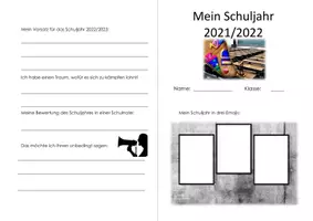 Vorschau - Anderer Materialtyp - Booklet zum Falten A5-Format zum Abschluss des Schuljahres, letzter Schultag! - Seite 3