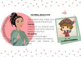 Vista previa - Hojas de trabajo - La Edad Moderna parte I - página 1