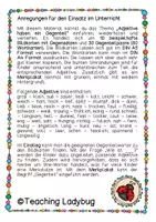 Vorschau - Präsentationen/Tafelbilder - Tafelmaterial - Adjektive haben ein Gegenteil (60 Wortkarten, 10 Bildkarten) - Seite 1
