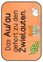 Vorschau - Präsentationen/Tafelbilder - Tafelmaterial - Wörter mit Au-au (32 Bild- und Wortkarten) - Seite 2