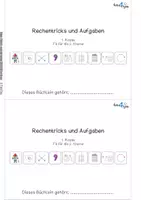 Vorschau - Arbeitsblätter - Rechentricks - Merk- und Übungsheft - Seite 1