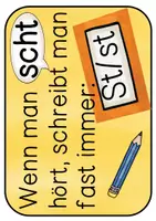 Vorschau - Präsentationen/Tafelbilder - Tafelmaterial - Wörter mit St/st und Sp/sp (Bild- und Wortkarten) - Seite 2