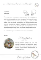 Vorschau - Arbeitsblätter - Stammt der Mensch vom Affen ab? - Seite 1