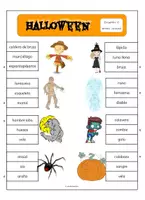 Vorschau - Aufgabenkarten - Spanisch Klammerkarten Halloween - Seite 3