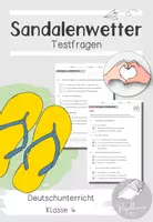 Vorschau - Test - Sandalenwetter: Test und Klassenarbeit als Leistungsüberprüfung - Seite 1