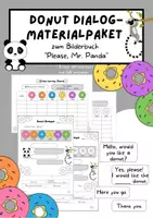 Vorschau - Unterrichtsreihen - Englisch Donut Dialog: Please, Mr. Panda - Deckblatt