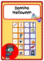 Vorschau - Spiele - Spanisch Domino Halloween - Deckblatt