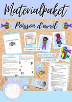 Vorschau - Stundenentwürfe - Materialpaket: Le poisson d'avril (1er avril) - Deckblatt