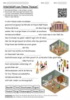 Vorschau - Arbeitsblätter - Lernposter + Arbeitsblatt "Museum" + Onlineübung & MP3 + Mindmap + Infografik - Seite 1