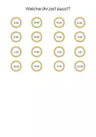 Vorschau - Interaktives Material - Magnetische Uhrzeiten - Uhren motivierend lesen lernen - Seite 3