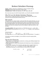 Vista previa - Unidades / Secuencias / Situaciones de Aprendizaje - Day 12 Activities - Math for love 3rd grade curriculum - página 1