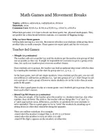 Vista previa - Juegos / Gamificación - Appendix 2: Math Breaks and Physical Games - página 1