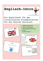 Vorschau - Aufgabenkarten - Englisch Intro - Ritualisierter Stundeneinstieg mit Buch - Deckblatt