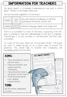Vista previa - Hojas de trabajo - ALL ABOUT SHARKS - Reading Comprehension (2-times differentiated + Conversation Strips) - página 1
