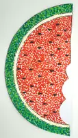 Vorschau - Mal- und Bastelvorlagen - Kunst im Sommer: Wassermelone tupfen (Dot Art + Zirkel) - Seite 3