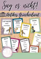 Vorschau - Spiele - Spiel: Sag est nicht!- Geschichte: Antikes Griechenland - Deckblatt