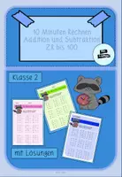 Vorschau - Arbeitsblätter - Materialpaket: 10-Minuten-Rechnen ZR 100 - Deckblatt