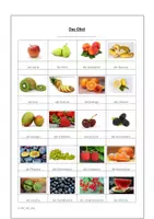 Vorschau - Arbeitsblätter - DaF/DaZ Materialpaket Wortschatz "Essen/Trinken/Obst" - Seite 1