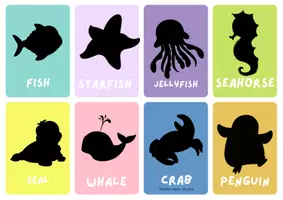 Vista previa - Juegos / Gamificación - Flashcards marinos / Sea animals - página 2