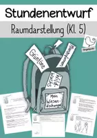 Vorschau - Stundenentwürfe - Stundenentwurf - Klasse 5 - Kunst - Raumdarstellung - Deckblatt