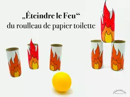 Aperçu - Jeux - „ÉTEINDRE LE FEU“ du roulleau de papier toilette (+ vidéo) - Page de couverture