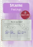 Vorschau - Arbeitsblätter - Englisch AB Feelings How are you today? Speaking - Deckblatt