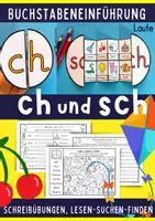 Vorschau - Arbeitsblätter - Einführung CH und SCH | Buchstaben | Laute - Deckblatt