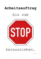 Vorschau - Aufgabenkarten - Stop Arbeitsauftrag - Seite 1