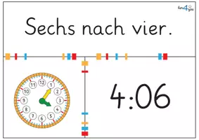 Vorschau - Präsentationen/Tafelbilder - Die Uhr - Tafelmaterial, Legespiel - Seite 2