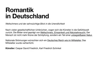 Vorschau - Präsentationen/Tafelbilder - Romantik in der Malerei - Seite 2
