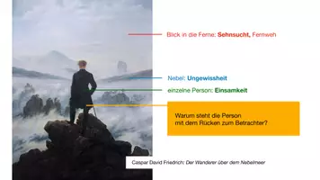 Vorschau - Präsentationen/Tafelbilder - Romantik in der Malerei - Deckblatt
