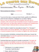 Aperçu - Feuilles d'exercices - questionnaire rallye lecture C2 ou C3 - Page 3
