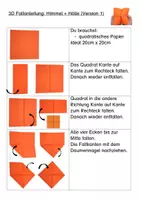 Vorschau - Arbeitsblätter - Kunst und Werken: 3D Faltanleitung "Himmel + Hölle" Figuren - Seite 3