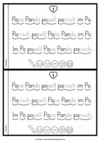 Vorschau - Arbeitsblätter - Lese-Flitzer | Buchstabe P/p | Lesetempo-Training | Druckschrift - Seite 3