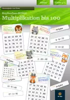 Vorschau - Spiele - Materialpaket - Kopfrechen-BINGO (Grundrechenarten) - Seite 1