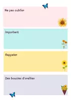 Aperçu - Outils du professeur - Agenda scolaire "Tournesol" Avril - Page 3